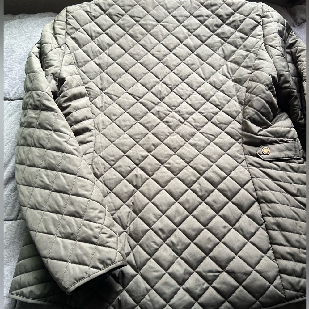 Tommy Hilfiger Quilted Olive Jacket - Picture 6 of 7